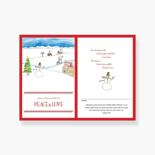 Guardian Angel Society Christmas Card 2010
