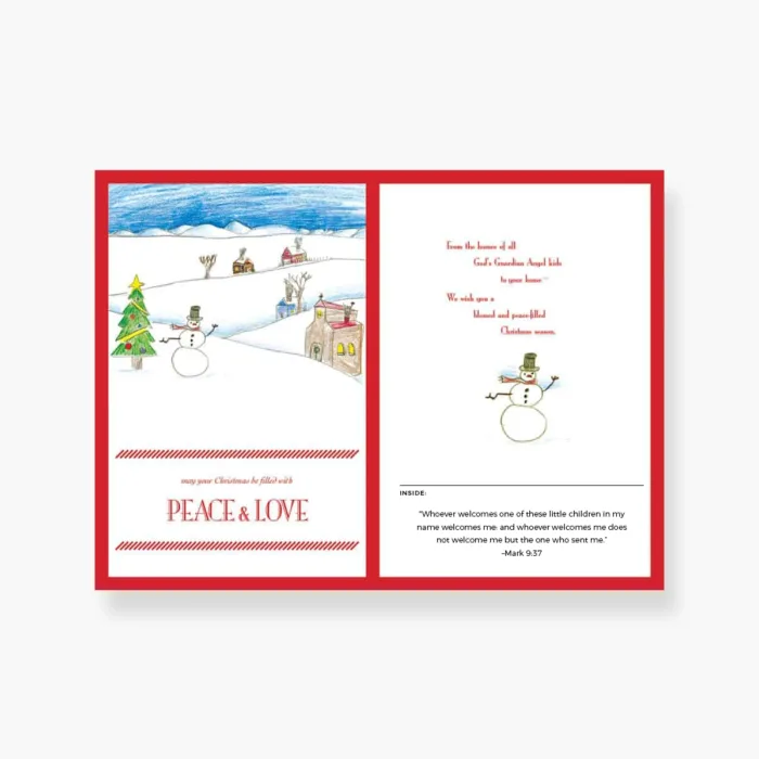 Guardian Angel Society Christmas Card 2010