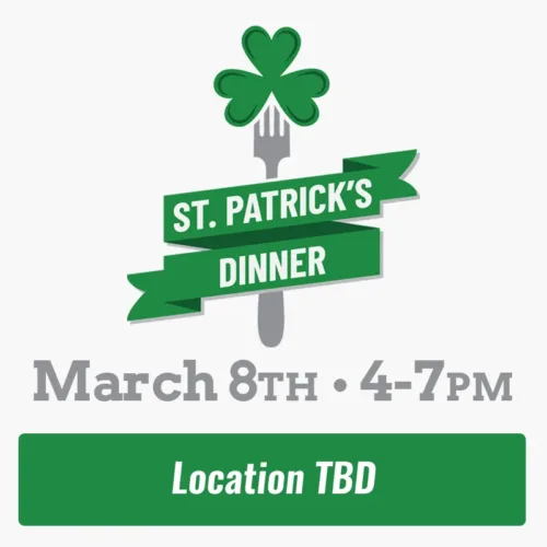 St. Patrick's Dinner Product Graphic