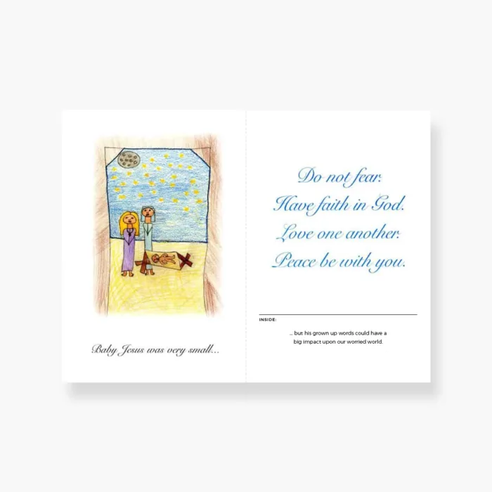 Guardian Angel Society Christmas Card 2001