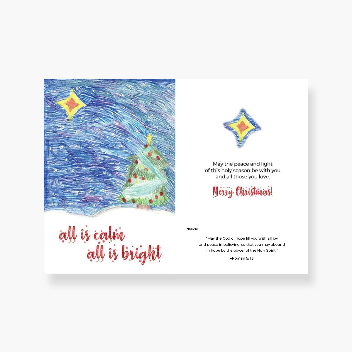 Guardian Angel Society Christmas Card 2019