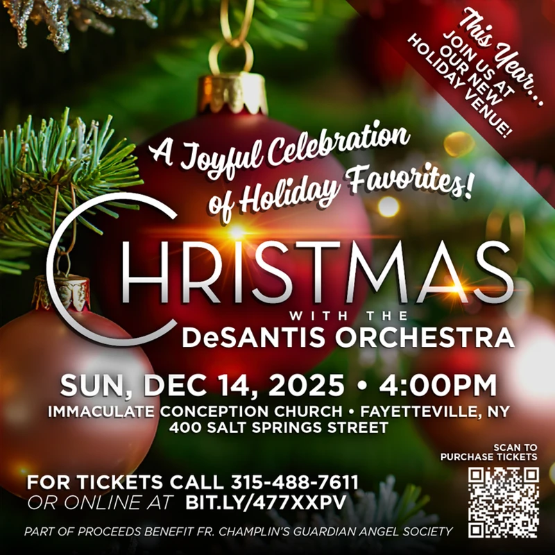 Christmas Concert with the DeSantis Orchestra Graphic